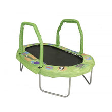 Load image into Gallery viewer, JumpKing 38&quot; X 66&quot; Mini Oval Trampoline with Green Pad - JK3866GN