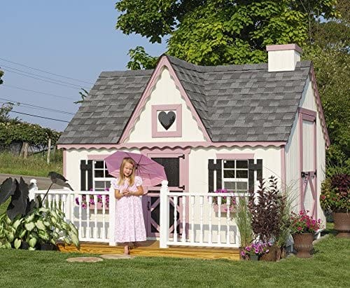 Little Cottage 8 x 12 Feet Victorian Wooden Playhouse Panelized Kit
