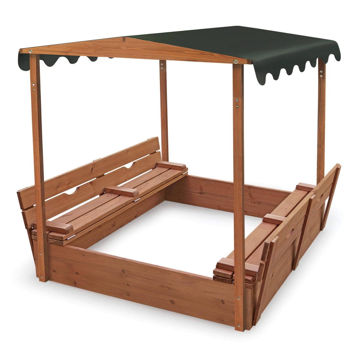 Buy Badger Basket Convertible Sandbox with Canopy & Benches Online – Buy  Kids Playhouse