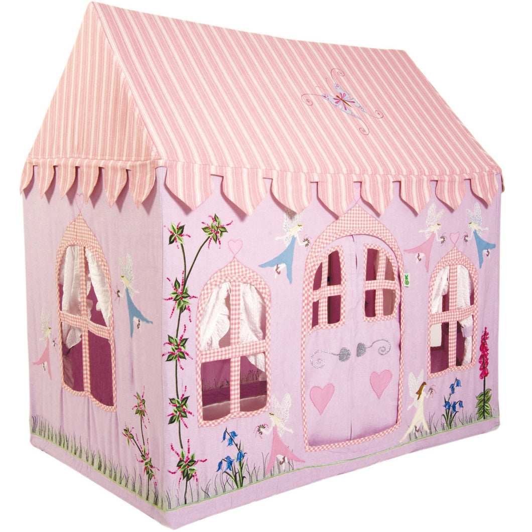 Win Green Handmade Cotton Fairy Cottage Playhouse