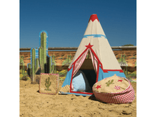 Load image into Gallery viewer, Win Green Handmade Cotton Cowboy Wigwam Playhouse