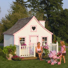 Load image into Gallery viewer, Little Cottage 8 x 8 Gingerbread Wood Playhouse