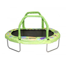 Load image into Gallery viewer, JumpKing 38&quot; X 66&quot; Mini Oval Trampoline with Green Pad - JK3866GN